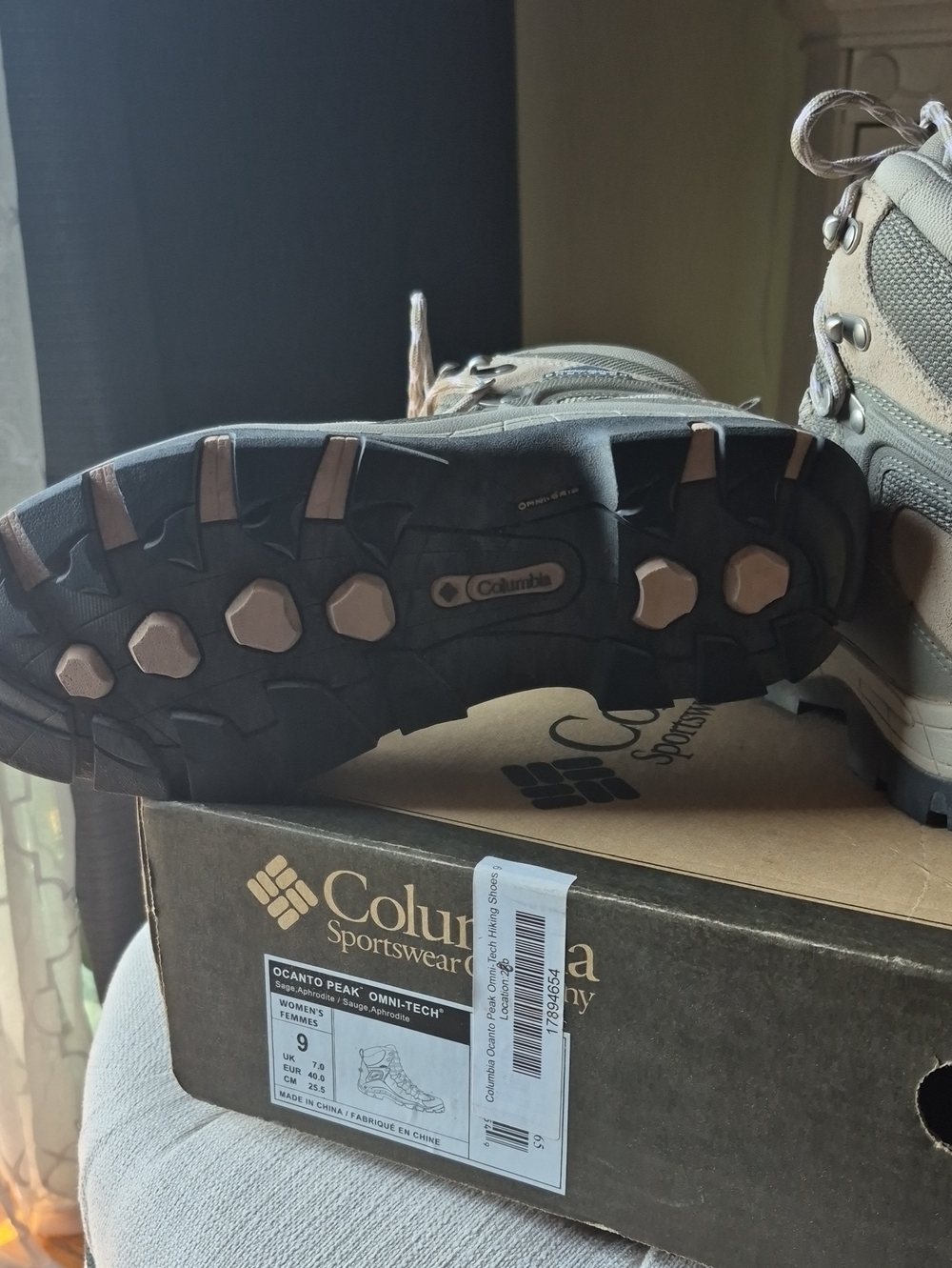 Columbia Peak Omni Tech Hiking Boots Sz.9 Excellent Condition! - Picture 5 of 8